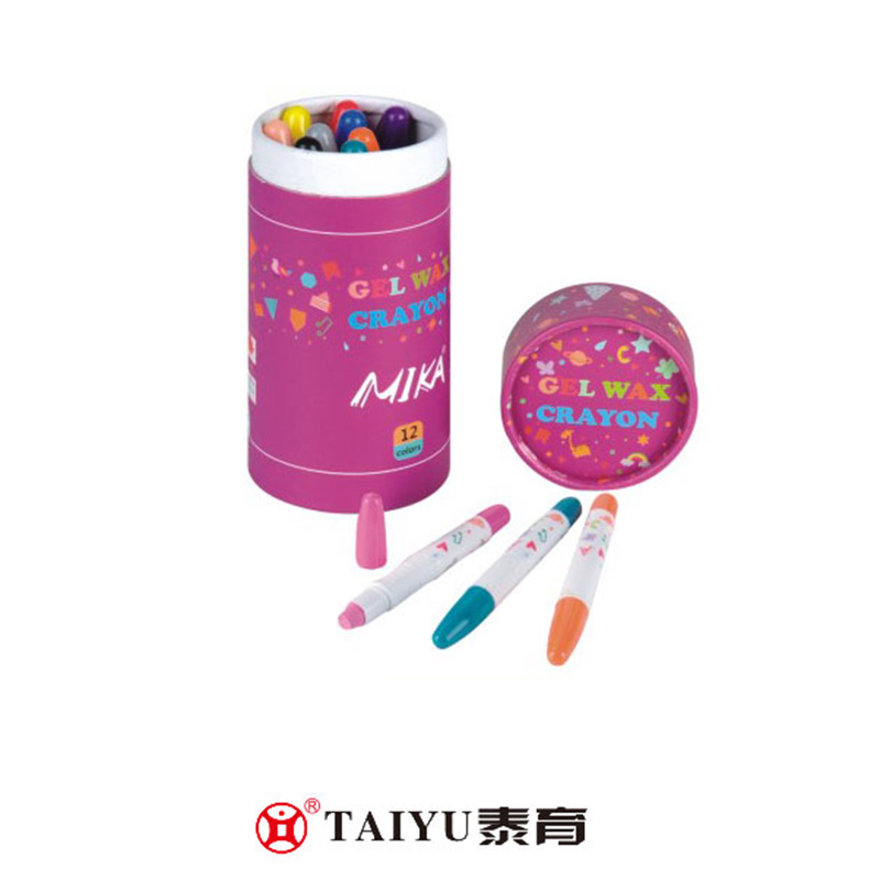 Os alunos usam giz de cera em cor personalizada e proteção ambiental e livre de poluição Crayon-XC 02